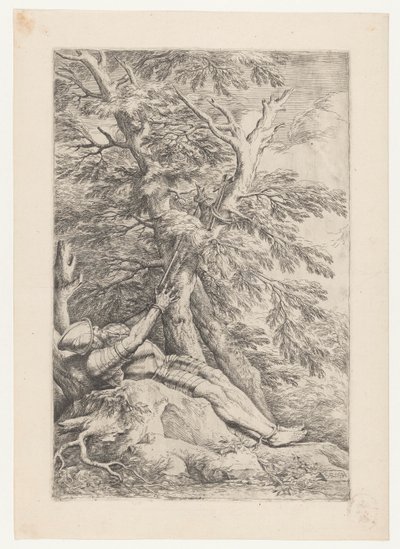 Saint William av Maleval av Salvator Rosa