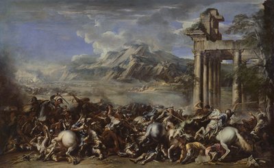 Heroisk strid, 1652 av Salvator Rosa