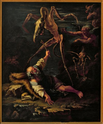 Italien, Coldirodi, Sankt Antonius frestelser av Salvator Rosa