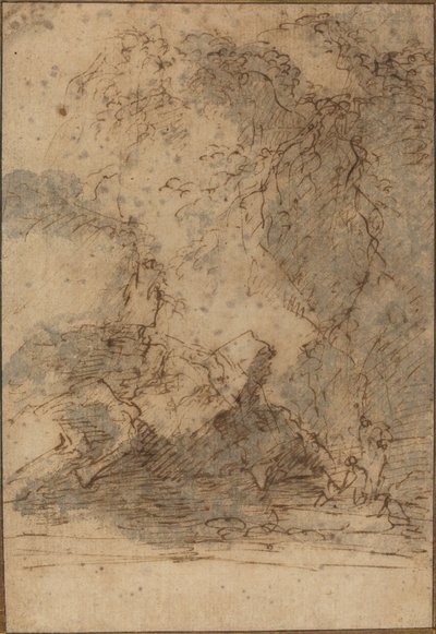 Landskap av Salvator Rosa