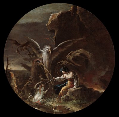 Häxkonstscener, ca. 1645-1649. av Salvator Rosa