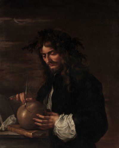 Självporträtt, ca. 1647. av Salvator Rosa