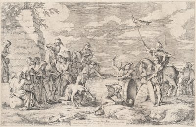 Atilius Regulus död av Salvator Rosa