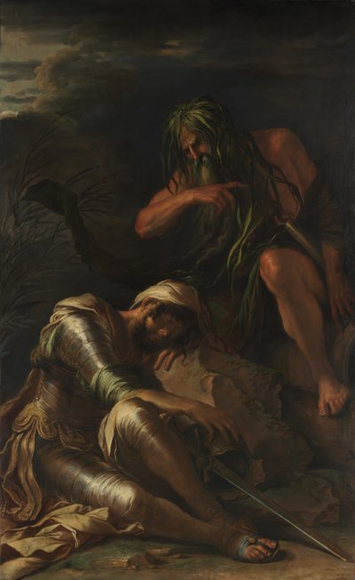 Eneas dröm, 1660-65. av Salvator Rosa