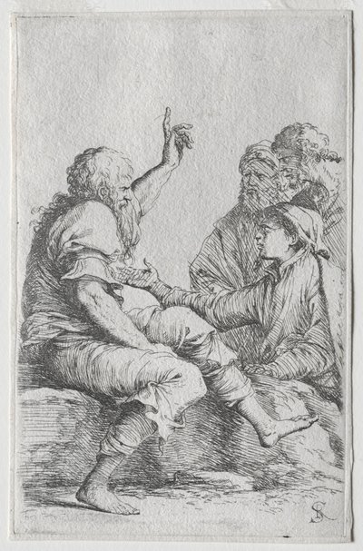 The Figurine Series: Figurine, 1656-57. av Salvator Rosa