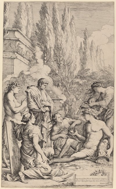 Salvator Rosas geni av Salvator Rosa