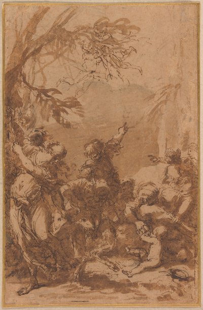 Jupiters fostran av Salvator Rosa