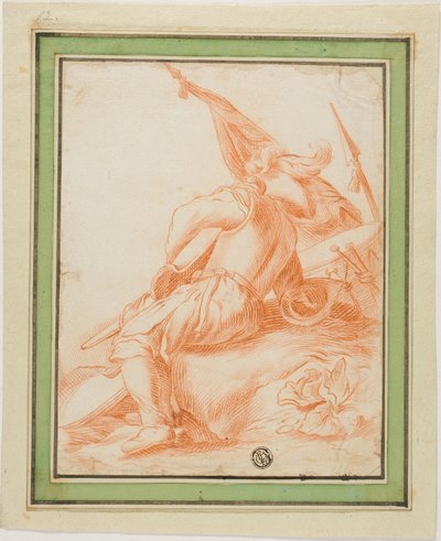 Krigare i vila av Salvator Rosa
