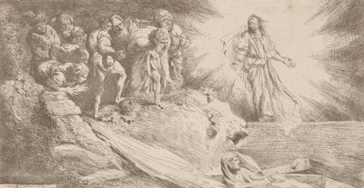 Lazarus uppståndelse, 1645. av Salvatore Castiglione