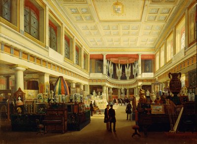 Första industriutställningen i Neapel i Sala Tarsia 1854, Salvatore Fergola av Salvatore Fergola