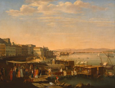 Saint Lucia-baden i Neapel av Salvatore Fergola