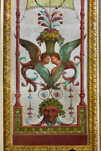 Dekorativa friser i pompeiansk stil (fresk) av Salvatore Gregorietti