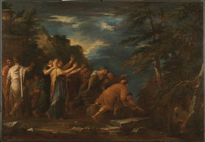 Pythagoras kommer från underjorden av Salvatore Rosa