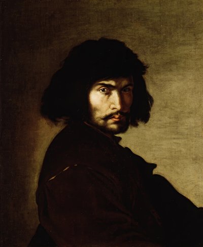Självporträtt. av Salvatore Rosa