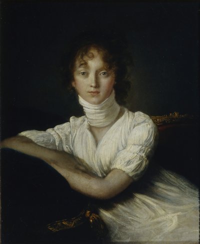 Porträtt av grevinnan Varvara Petrovna Shcherbatova, född Obolenskaya 1774-1843 av Salvatore Tonci