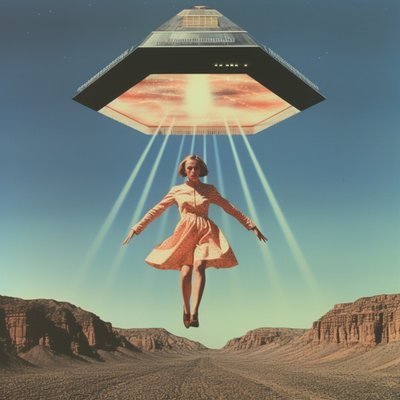 UFO-bortförande i öknen av Samantha Hearn