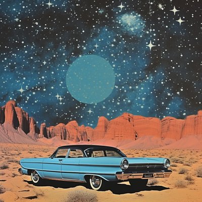 Retro Desert Cosmos av Samantha Hearn