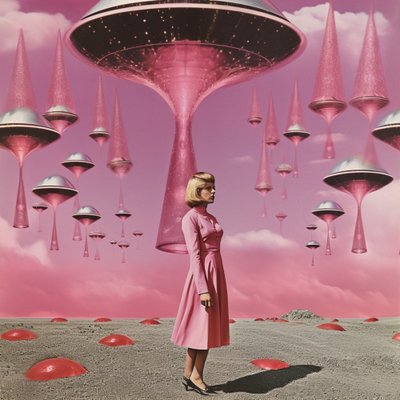 Retro-science fiction-dröm av Samantha Hearn