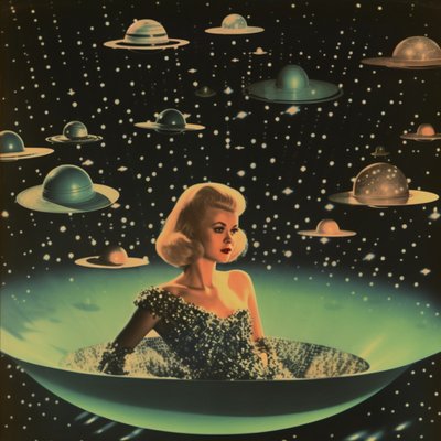 Retro-rymdglamour av Samantha Hearn