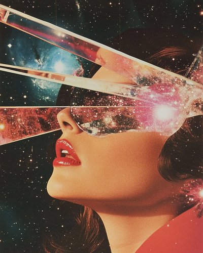 Den surrealistiska galaxkvinnan av Samantha Hearn