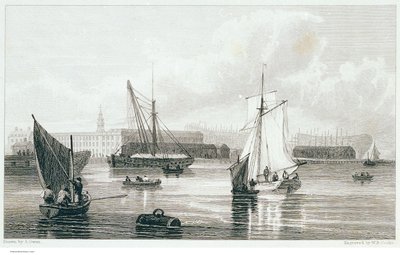 Deptford, ca 1812 (etsning) av Samuel (after) Owen