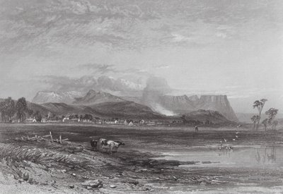 Australien: Perth, Tasmanien (gravyr) av Samuel (after) Prout
