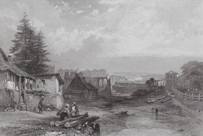 Australien: The Old Tank Stream, Sydney (gravyr) av Samuel (after) Prout
