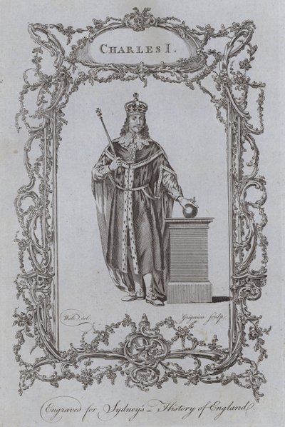 Charles I (gravyr) av Samuel (after) Wale
