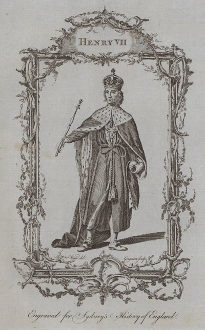 Henrik VII (gravyr) av Samuel (after) Wale