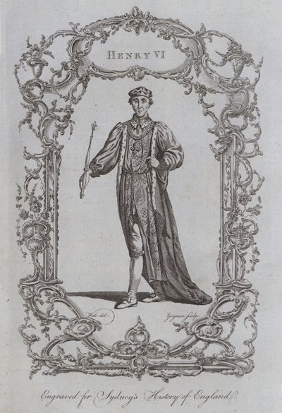 Henrik VI (gravyr) av Samuel (after) Wale