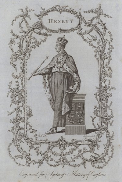 Henry V (gravyr) av Samuel (after) Wale