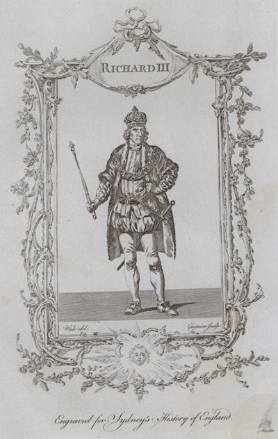 Richard III (gravyr) av Samuel (after) Wale