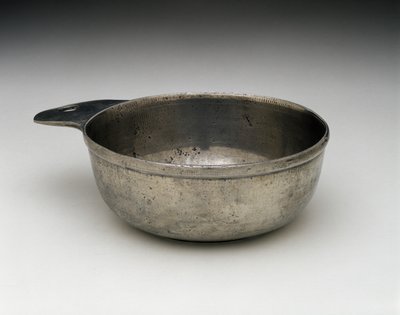 Porringer, c. 1775-1825 (tenn) av Samuel (attr.to) Pennock