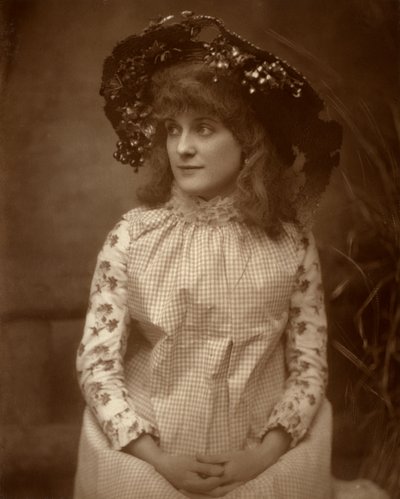Minnie Palmer, amerikansk skådespelerska, 1884 av Samuel A Walker