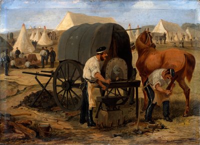 Hovslagare av 17:e regementet av av Samuel Alken