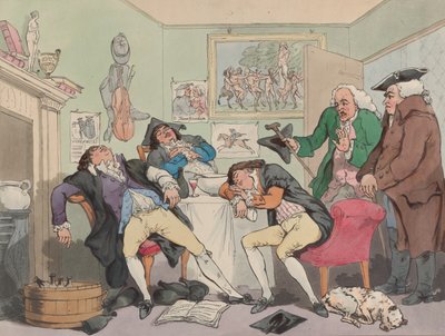 O Tempora, O Mores!, december 1799. av Samuel Alken
