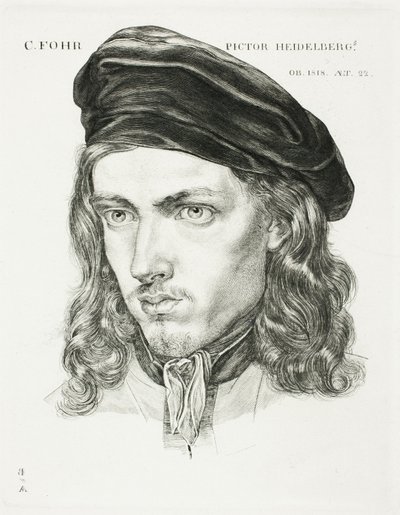 Porträtt av Carl Philipp Fohr av Samuel Amsler