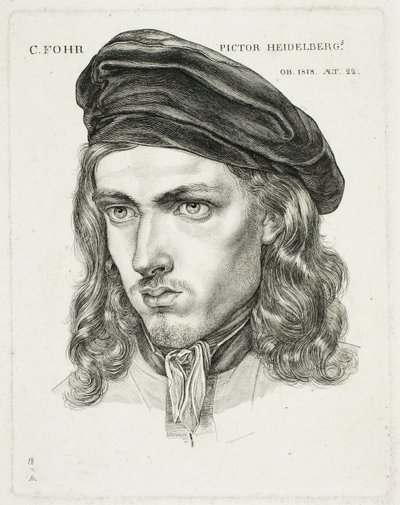 Porträtt av Karl Philip Fohr av Samuel Amsler