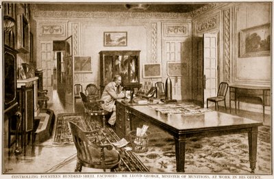 Kontroll av fjortonhundra skalfabriker: Lloyd George, krigsmaterielministern, på jobbet 1914-19 av Samuel Begg