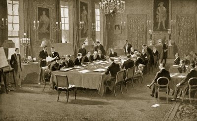 Undertecknande av Londonfördraget, 1913 av Samuel Begg
