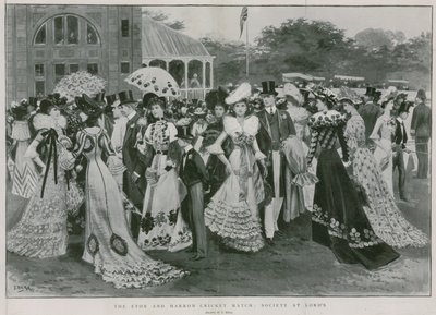 Eton och Harrow Cricket Match: Society at Lord