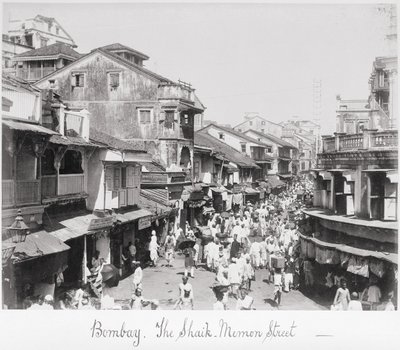 Bombay, Said-Memon-gatan av Samuel Bourne