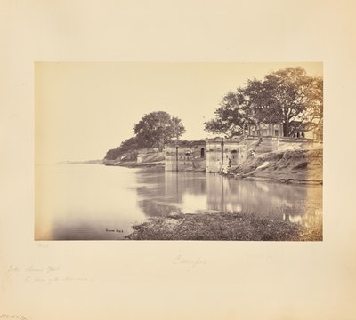 Cawnpore; Suttee Chowra Ghat, platsen för massakern av Samuel Bourne
