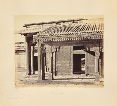 Fatehpur Sikri; sultaninnan från Konstantinopels palats, Akbars turkiska hustru av Samuel Bourne