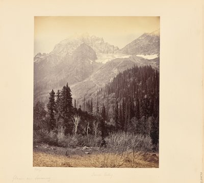 Glaciärer nära Sonamurg av Samuel Bourne