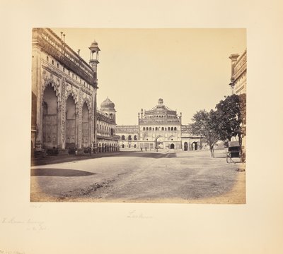 Lucknow; Roumi Darwaza i fortet av Samuel Bourne