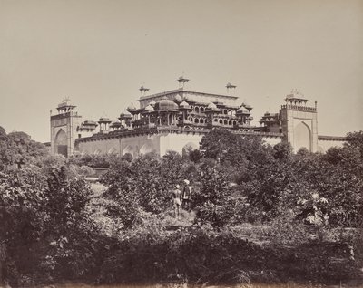 Secundra nära Agra. Kejsar Akbars mausoleum av Samuel Bourne