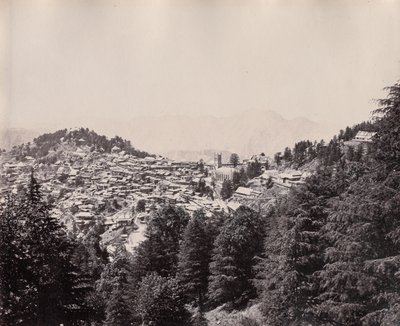 Shimla av Samuel Bourne
