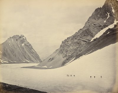 Manirungpasset - höjd 18 600 fot av Samuel Bourne