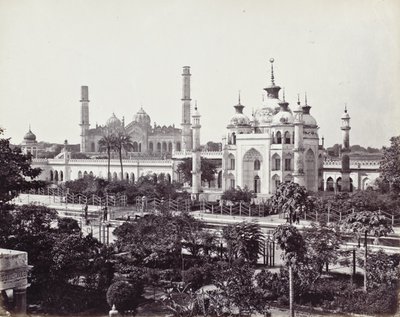 Zinat Algiyas grav i Husainabad Imambara-komplexet av Samuel Bourne